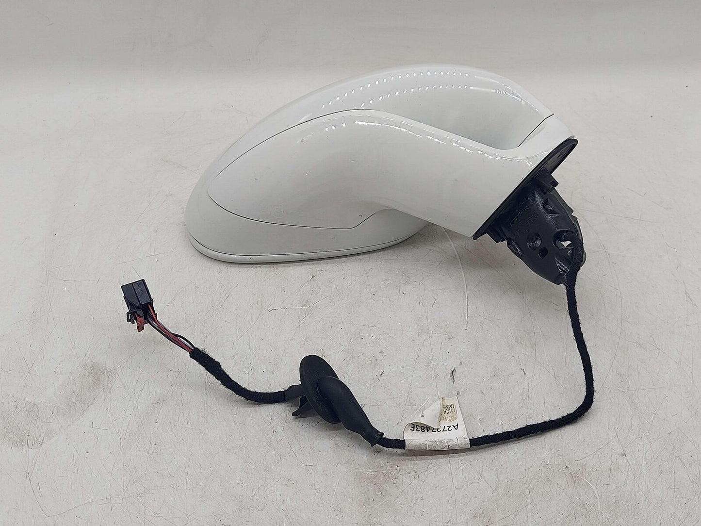 14-16 PORSCHE 911 991 GT3 RIGHT DOOR MIRROR PURE WHITE C9A *NOTE