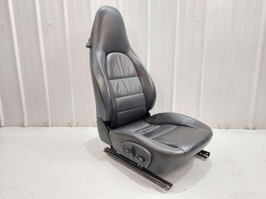 00-01 PORSCHE 911 996 CARRERA CABRIOLET FRONT RIGHT SEAT LEATHER BLACK