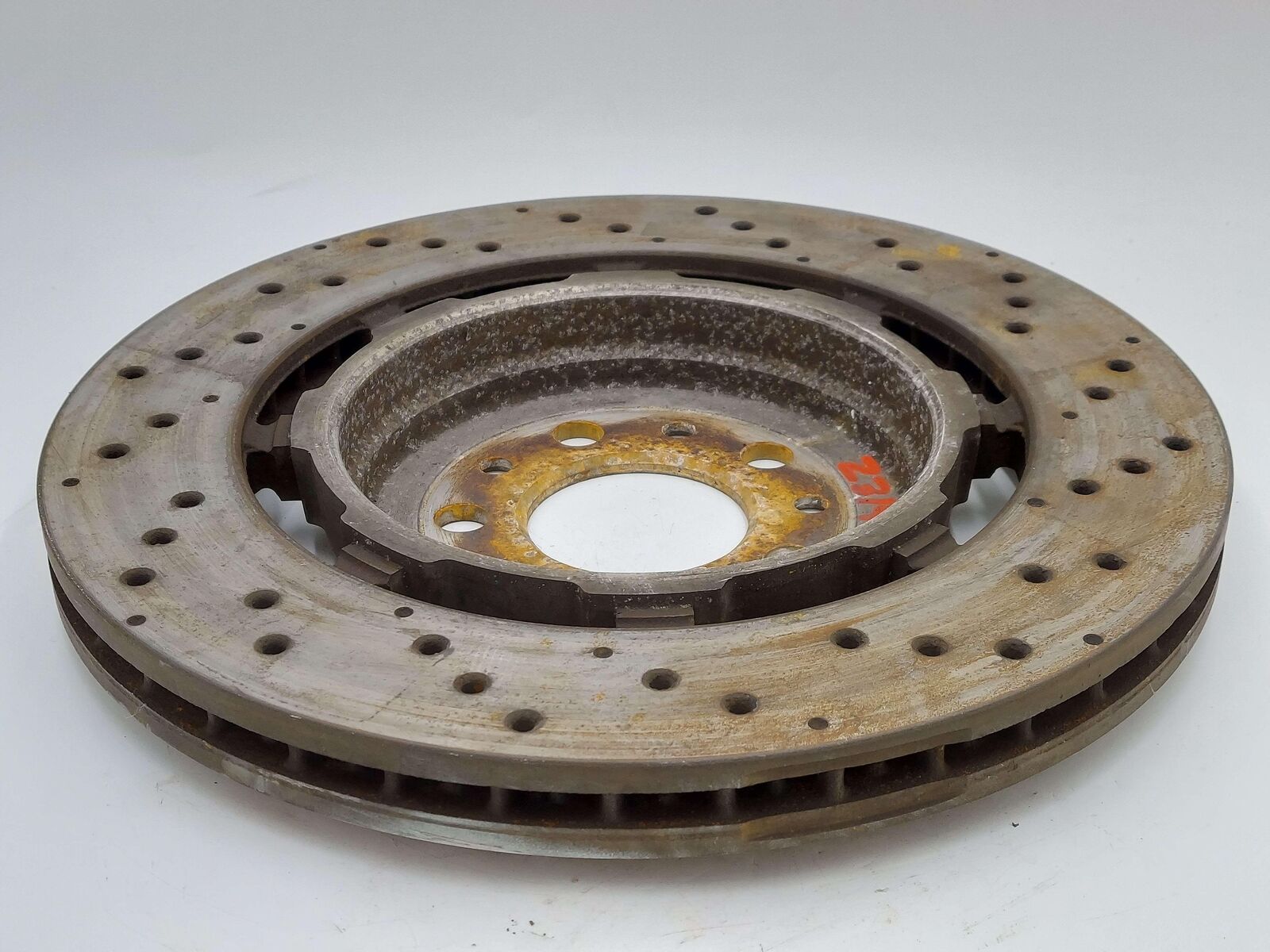 17-18 GIULIA QUADRIFOLIO 2.9L REAR BRAKE ROTOR DRILLED 50543506